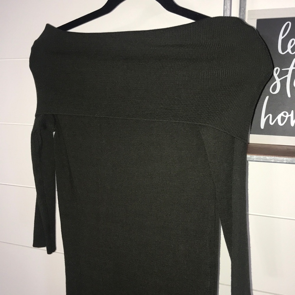 NWT Forever 21 Olive green sweater dress - Medium